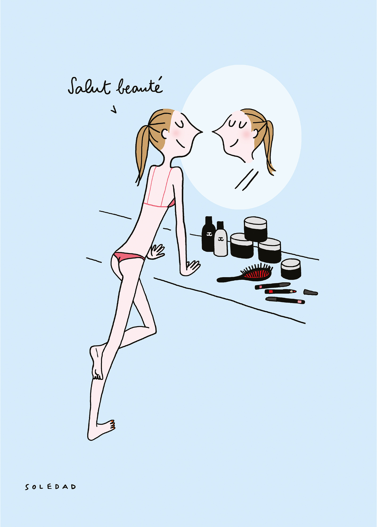 Affiche SOLEDAD - Belle miroir