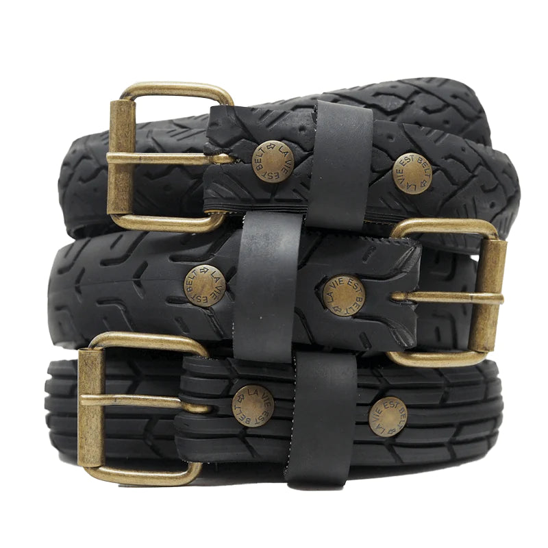 Ceinture Belt vélo noire fine
