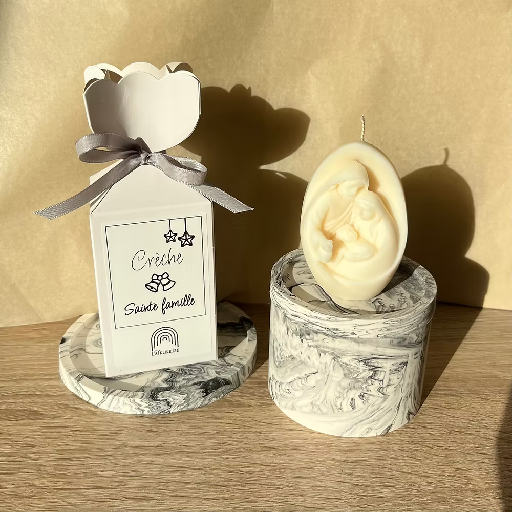 Bougie crèche et son coffret