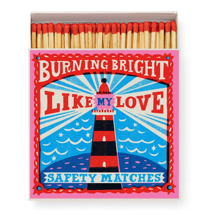 Boite d'allumettes - Lighthouse Burning Bright