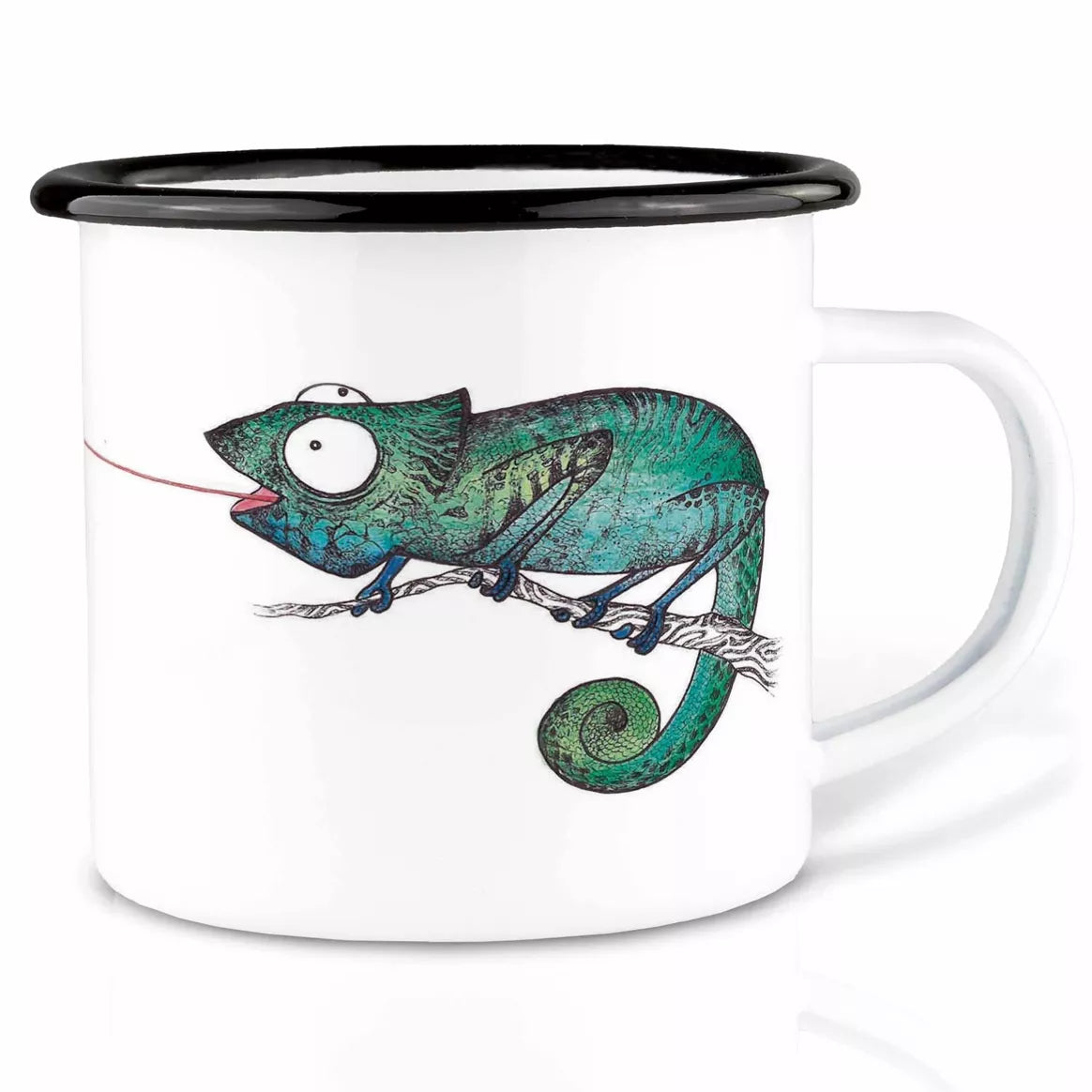 Mug émaillé - Caméléon - 300ml