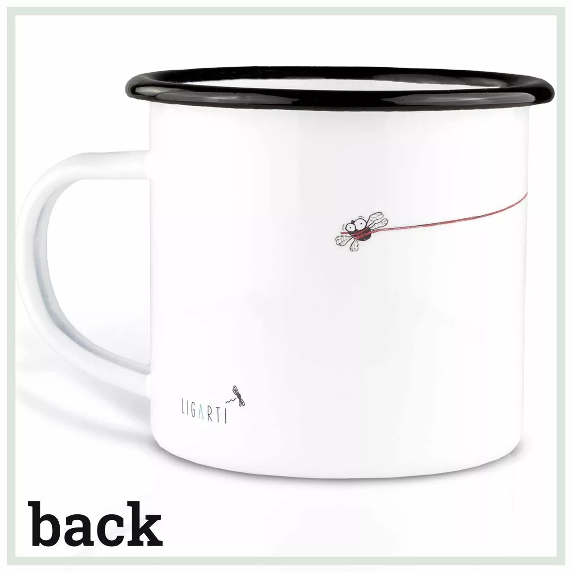 Mug émaillé - Caméléon - 300ml