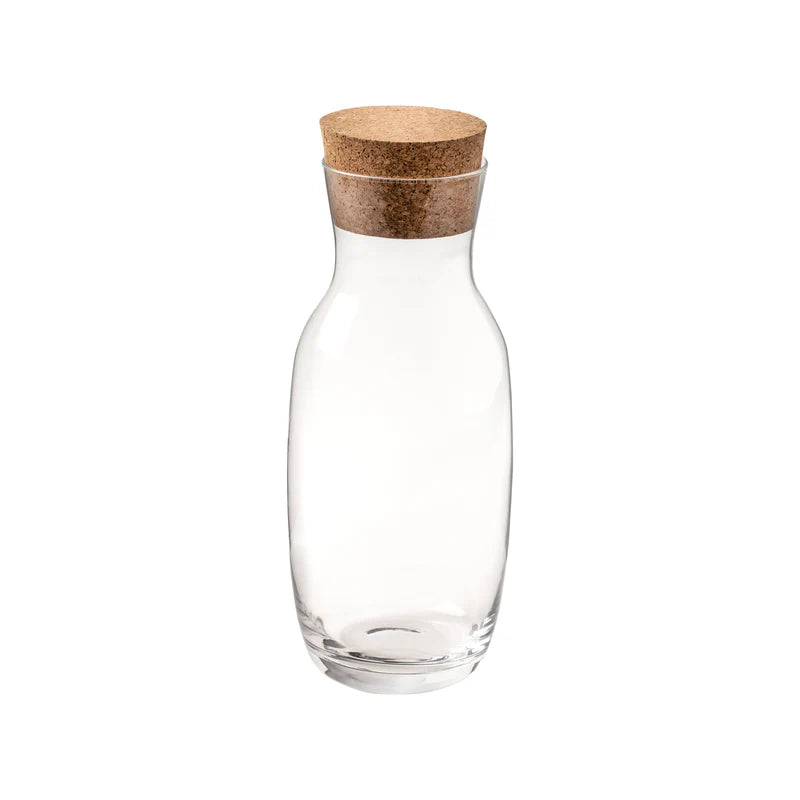 Carafe en verre avec bouchon liège - Alegra - 1 litre