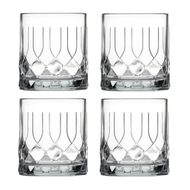 Coffret 4 verres à whisky - CHICAGO