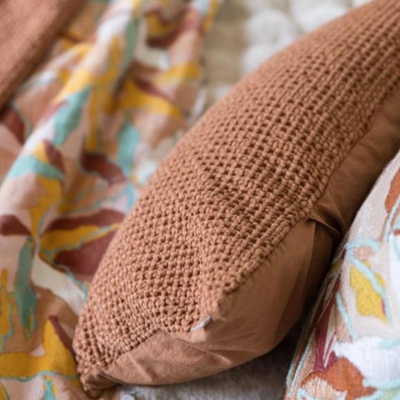 Coussin recyclé Maia Cuivre 30 x 50