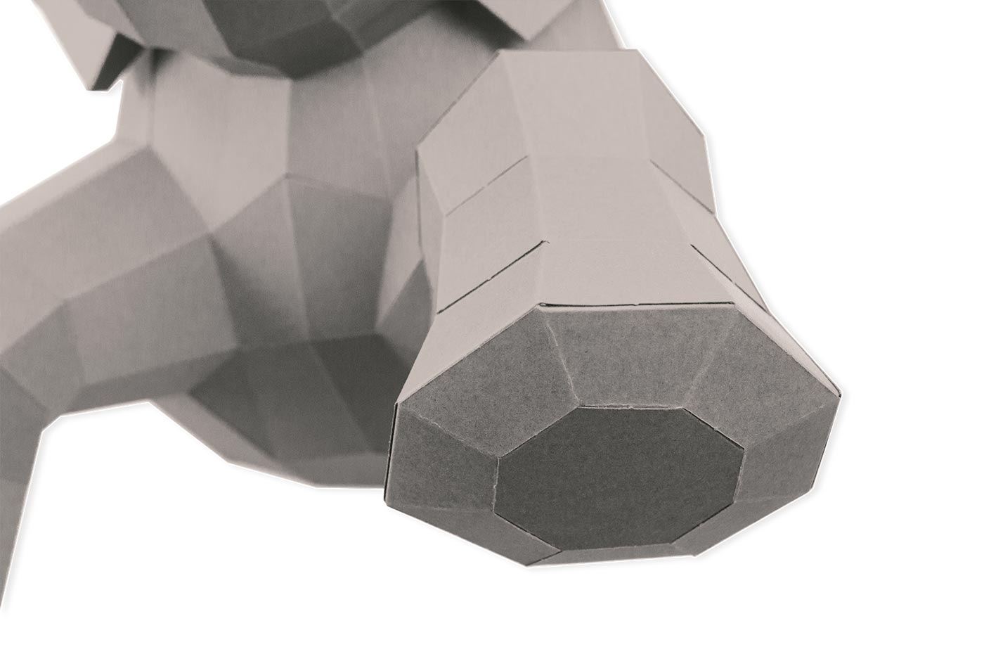 Elephant en papier 3D