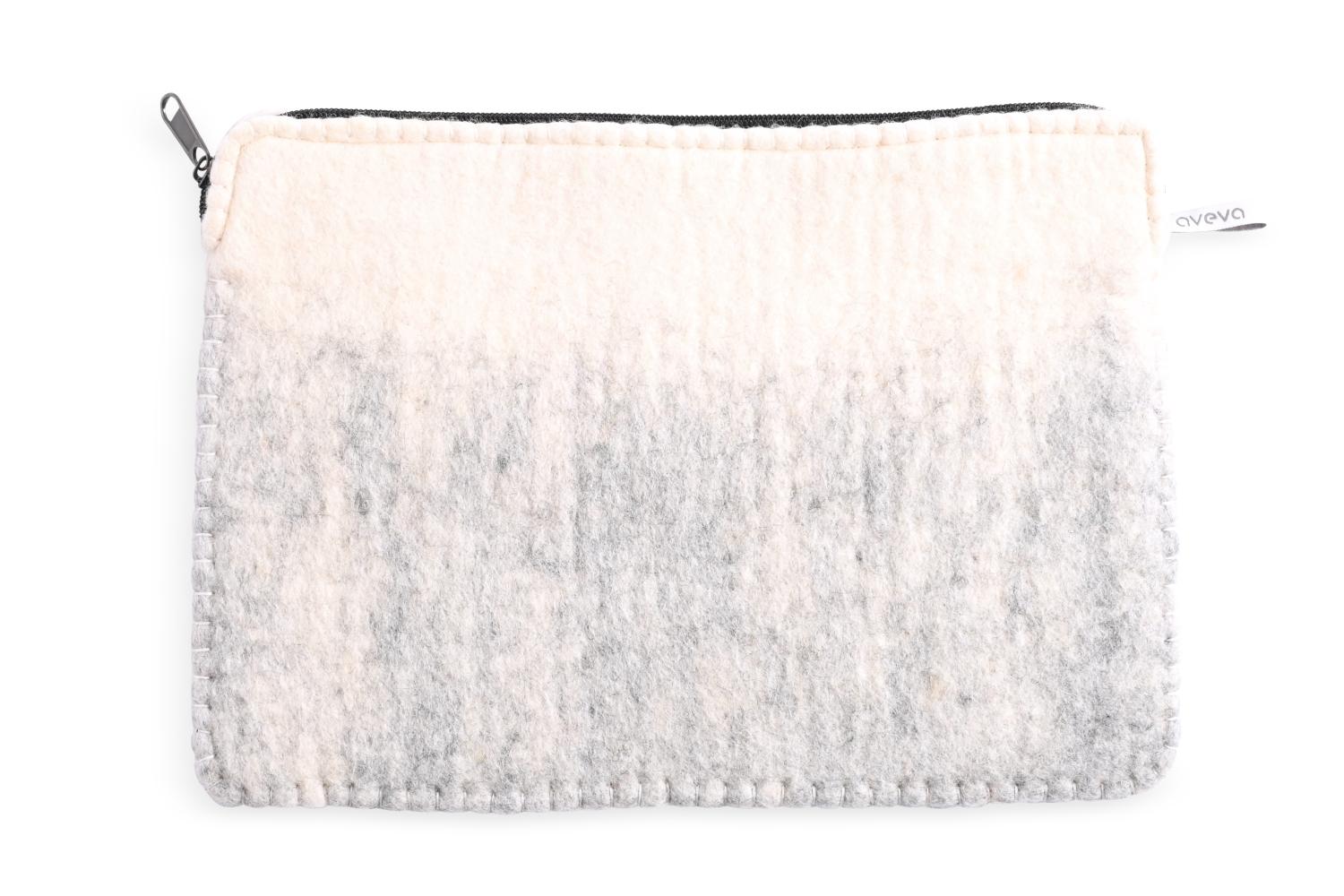 Etui ordinateur portable 14", naturel brut