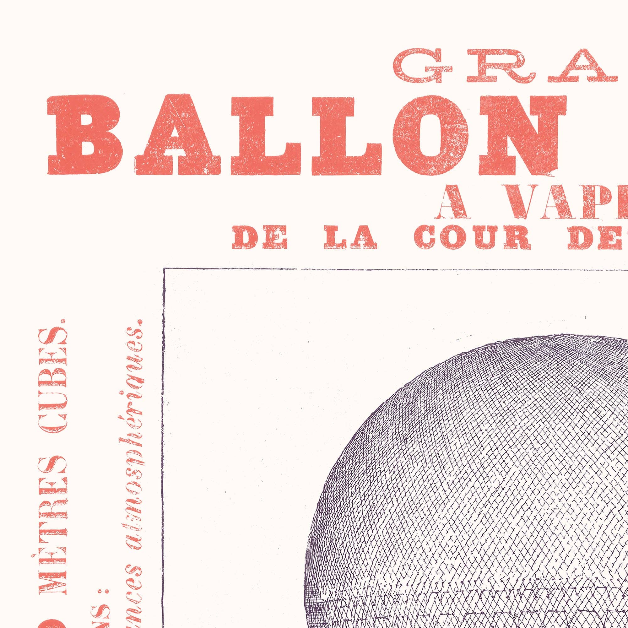 Affiche : Vasque Olympique / Ballon Captif