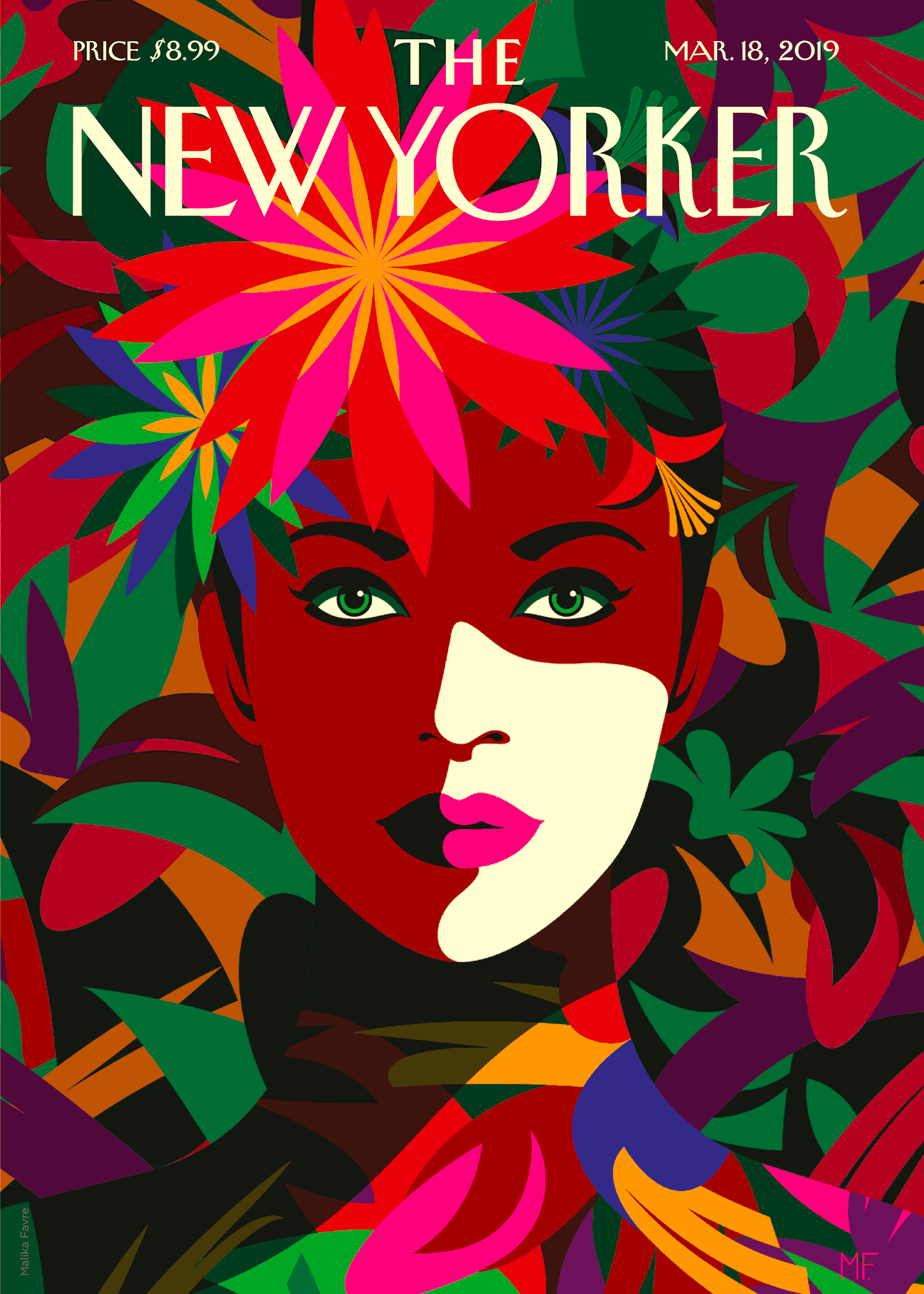 Affiche THE NEWYORKER 197 - FAVRE SPRING TO MIND