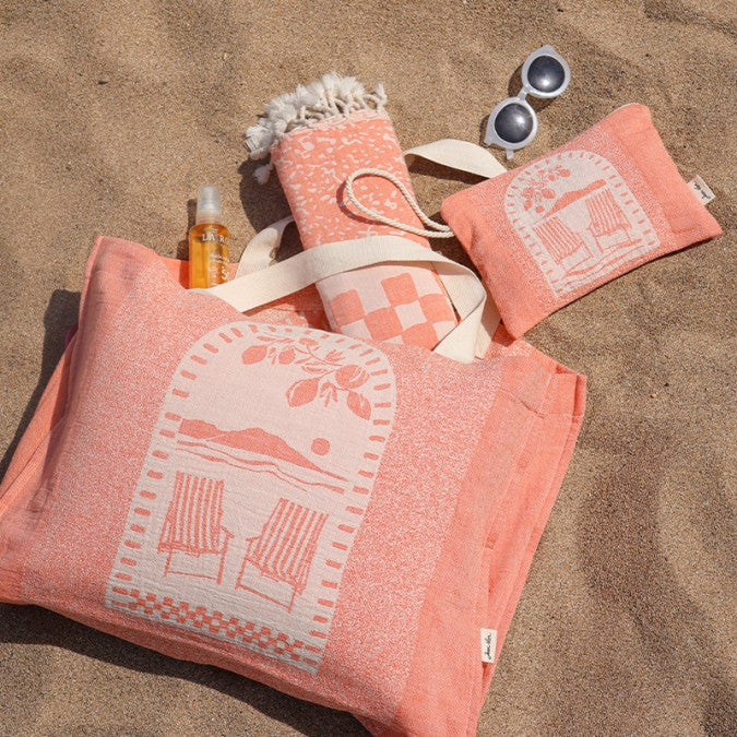 Fouta Plagistes - Spritz Orange - 90x160