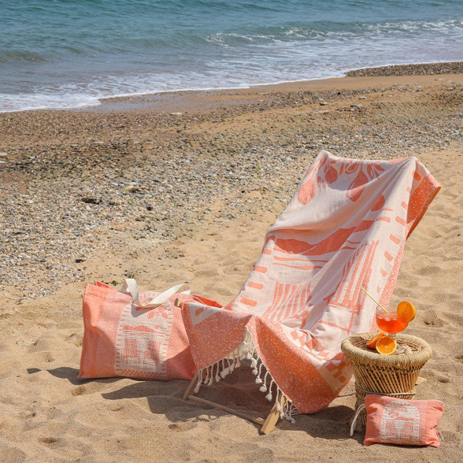 Fouta Plagistes - Spritz Orange - 90x160