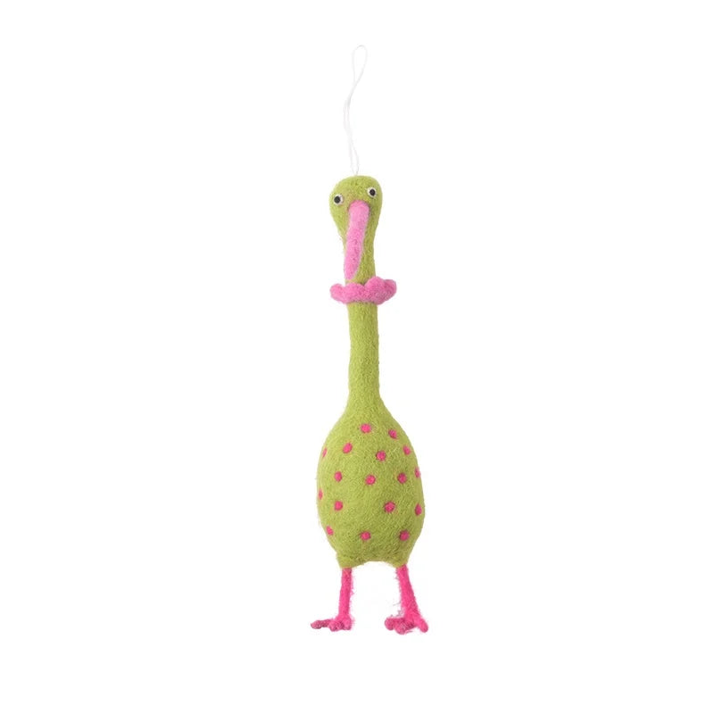 FUNKY BIRDS, L, Vert et Rose