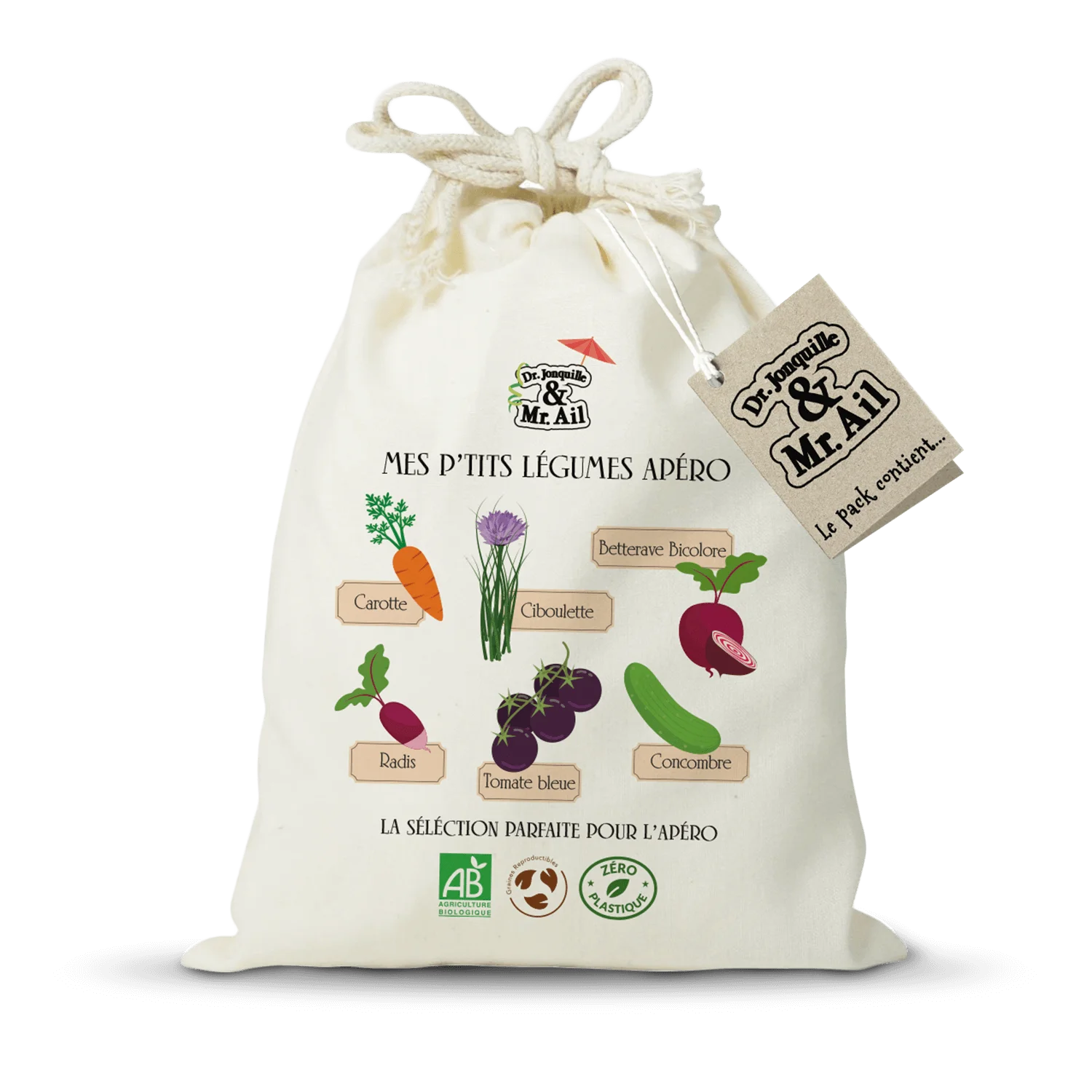 Kit de plantation - mes p'tits légumes apéro