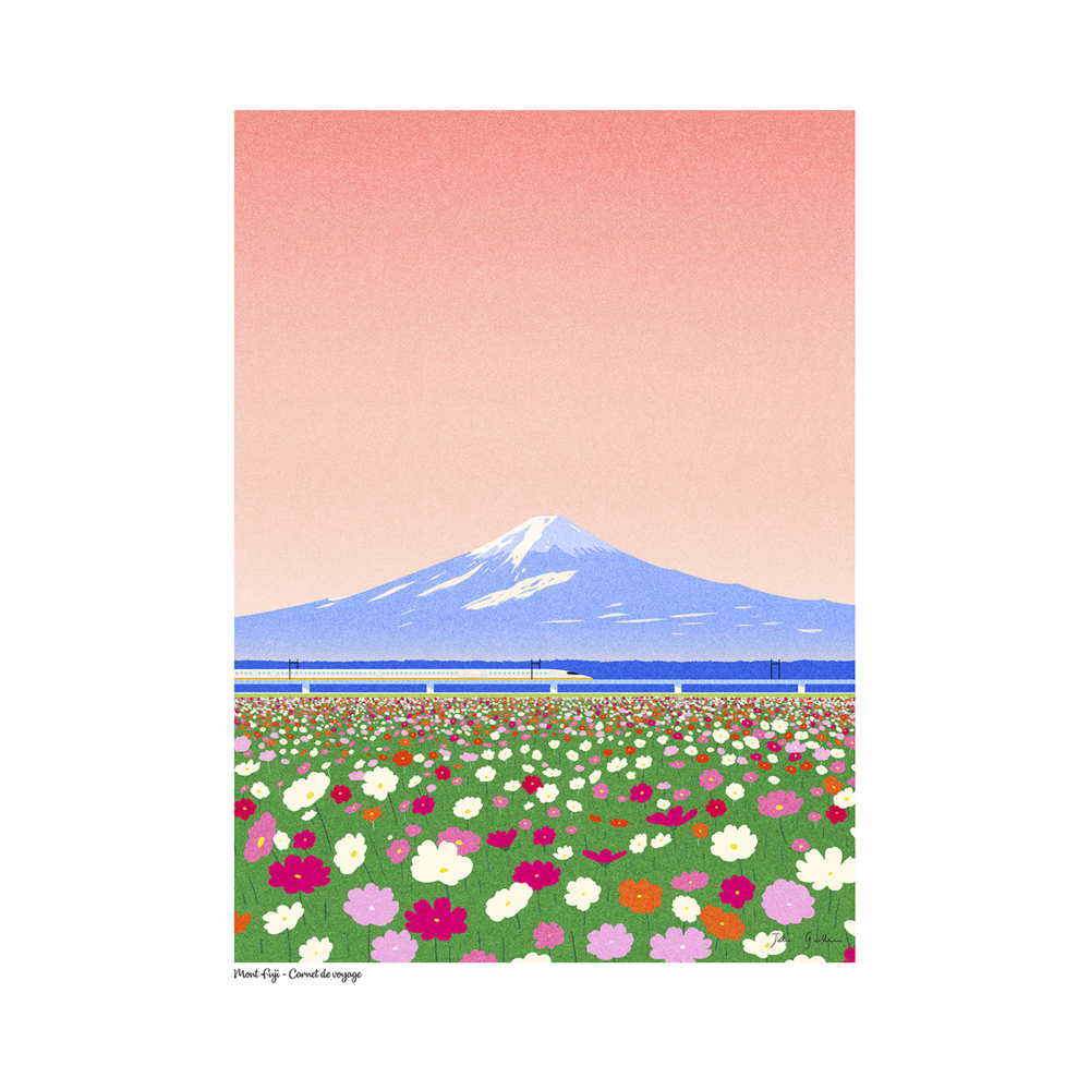 Affiche Julie Guillem - N24 - Mont Fuji