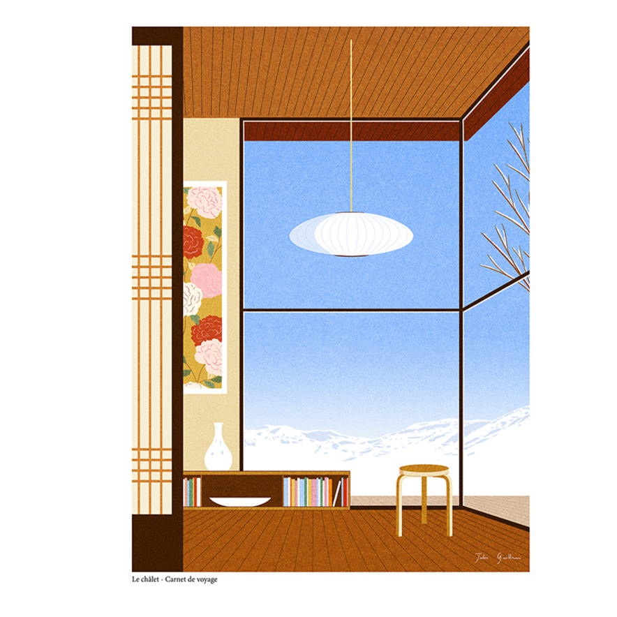 Affiche Julie Guillem - N39 Le chalet