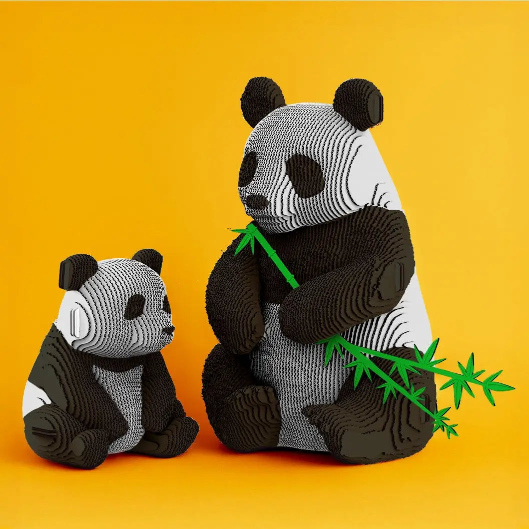 Puzzle 3D Famille Panda