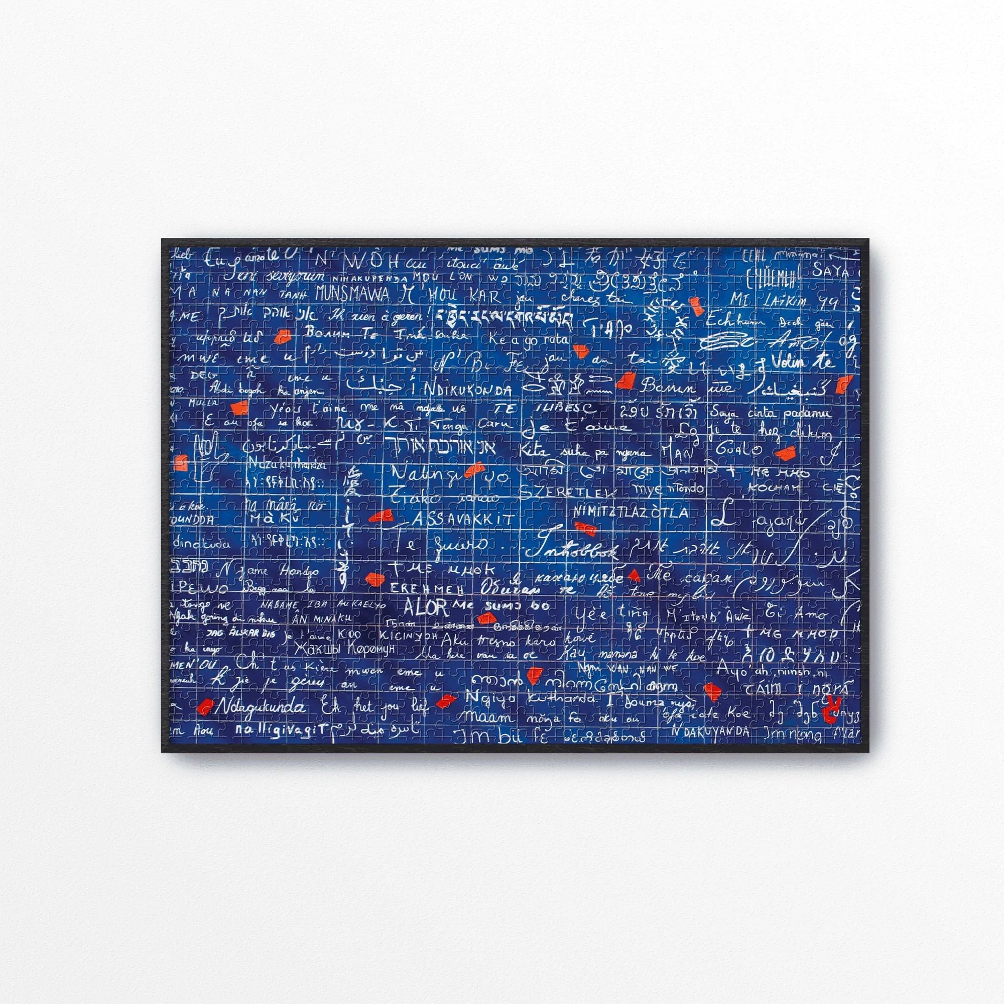 Puzzle 1000 pièces Le Mur des Je t’aime