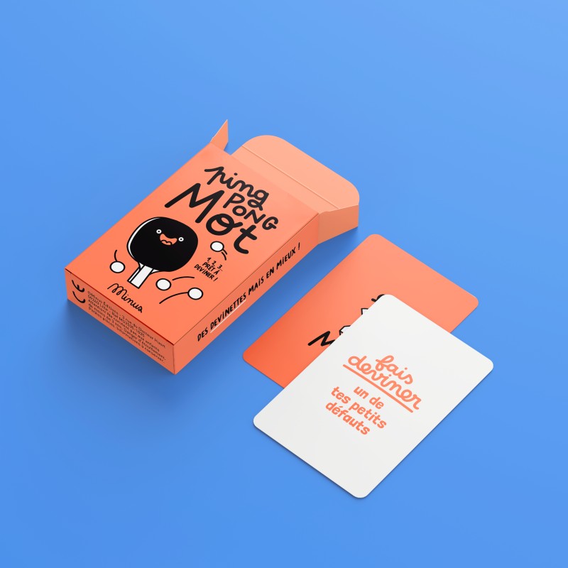 Jeu de carte défis - PING PONG MOT
