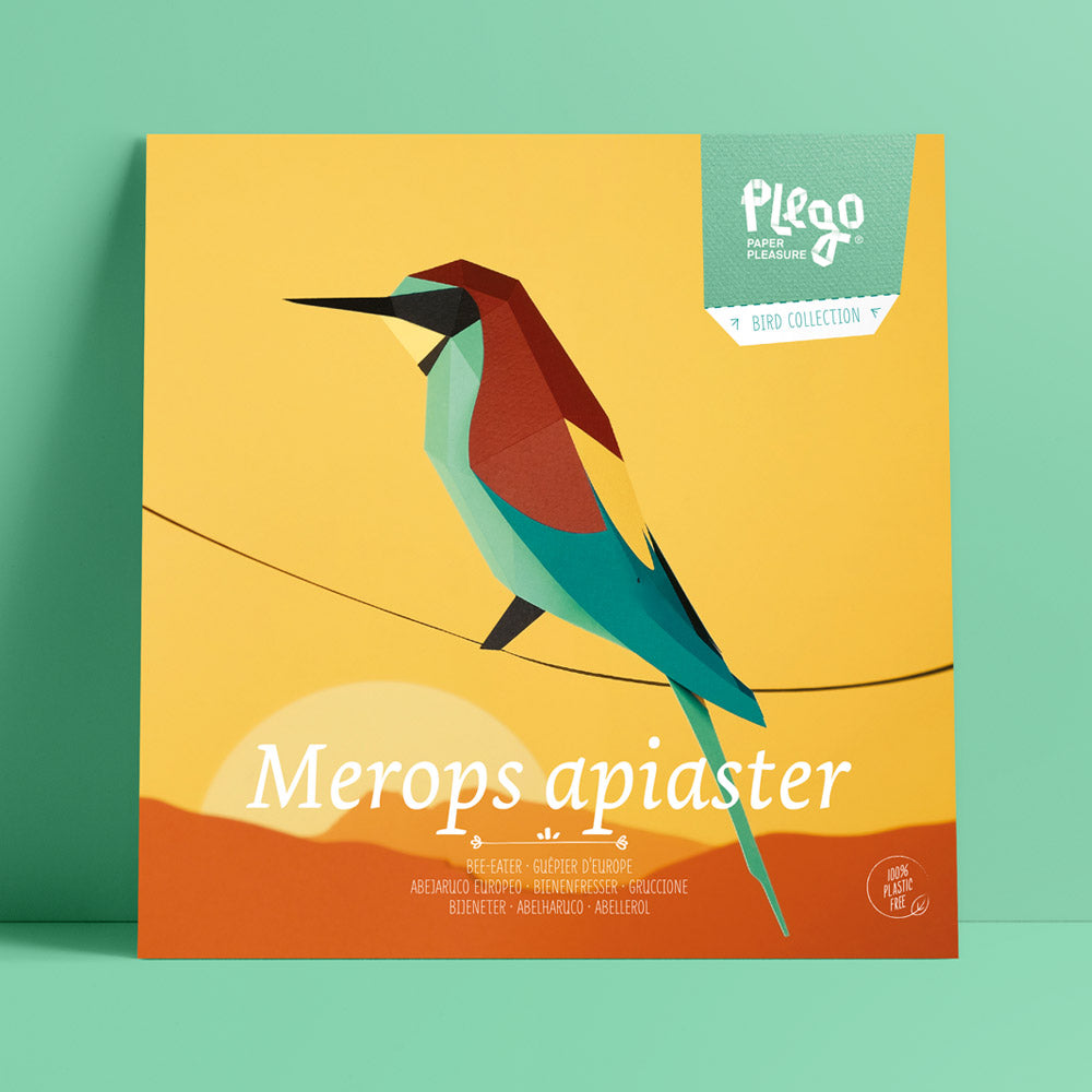 Origami Guêpier d'Europe Merops apiaster