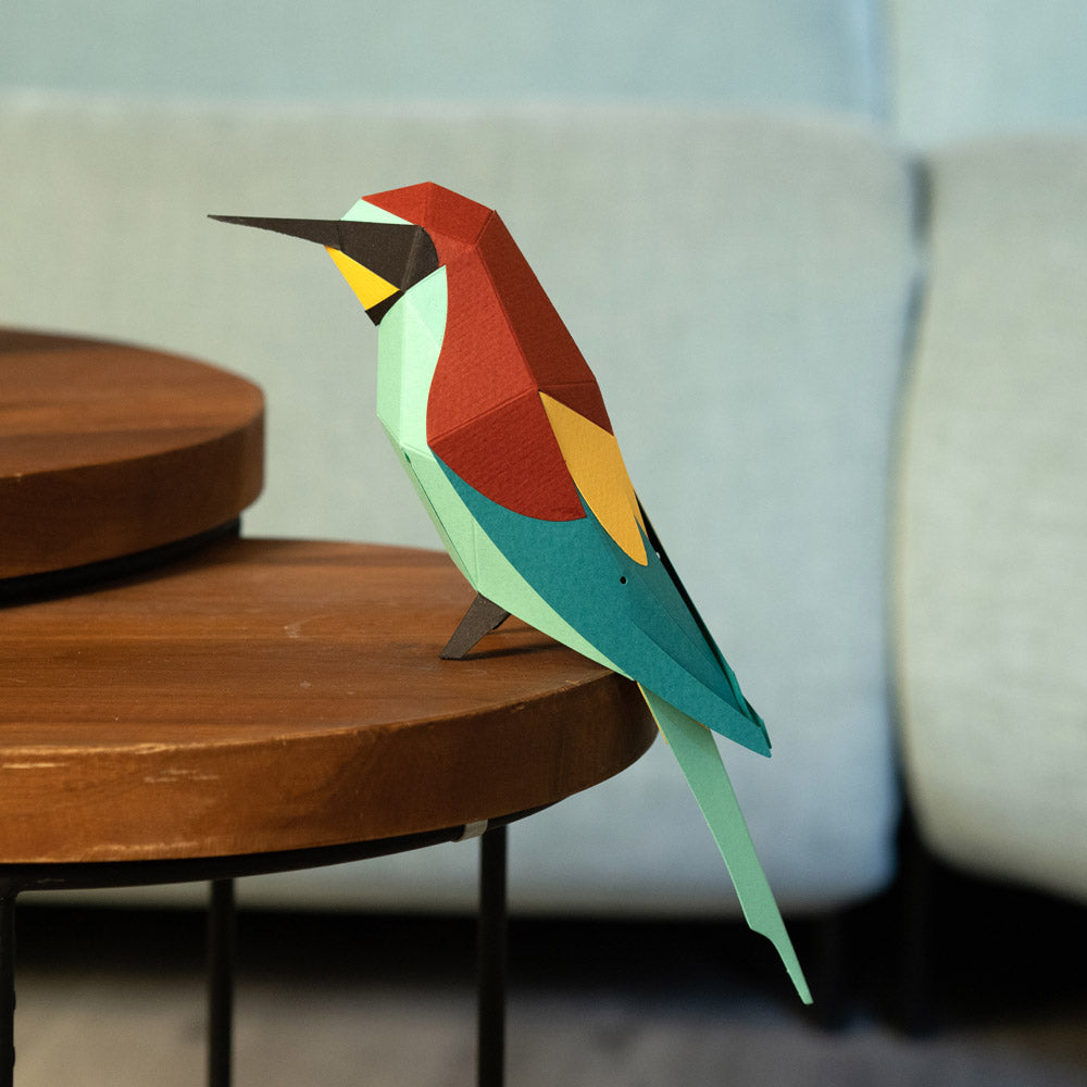 Origami Guêpier d'Europe Merops apiaster