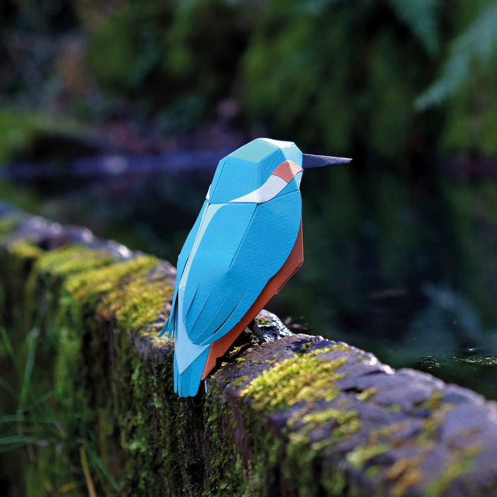 Origami Martin pêcheur Alcedo atthis