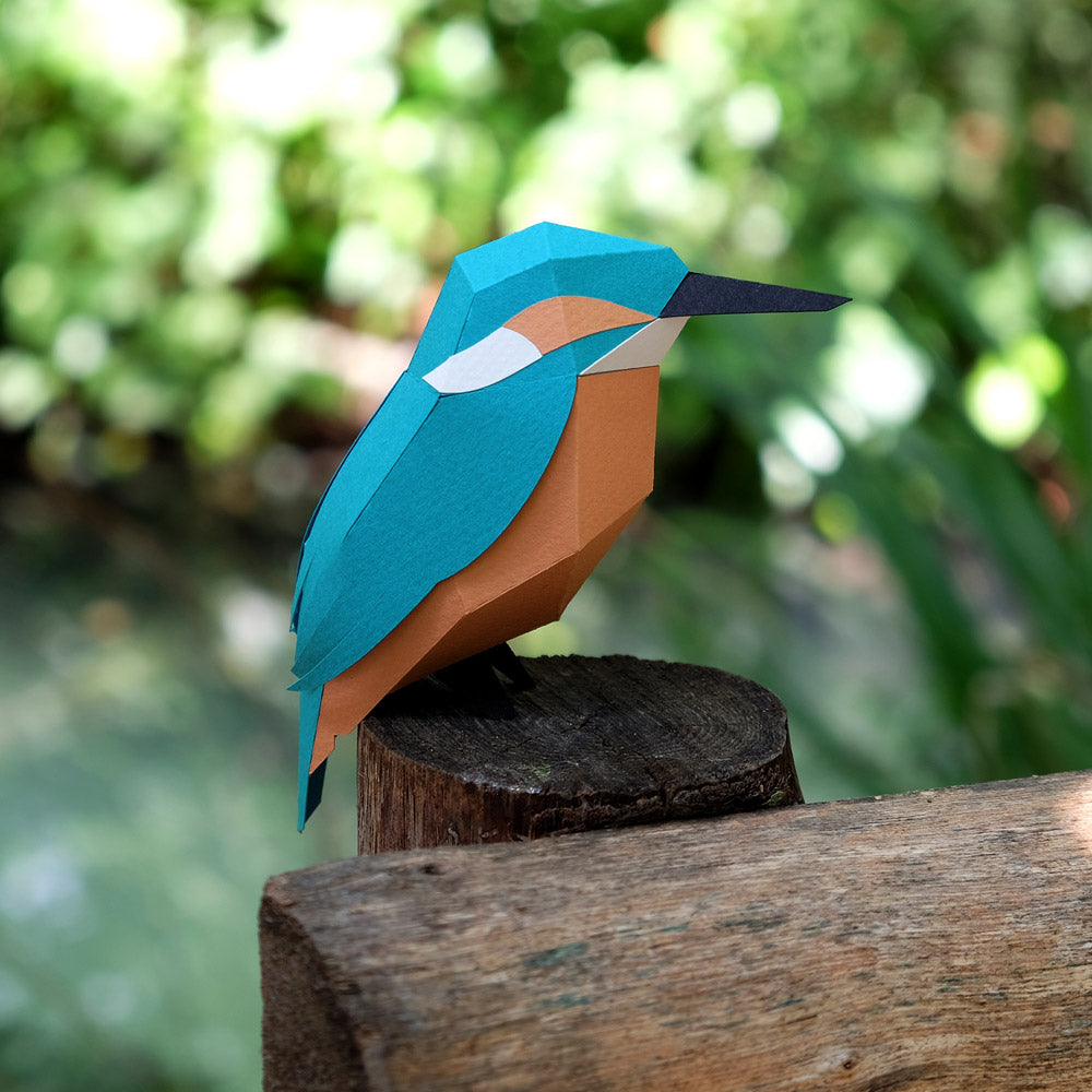 Origami Martin pêcheur Alcedo atthis