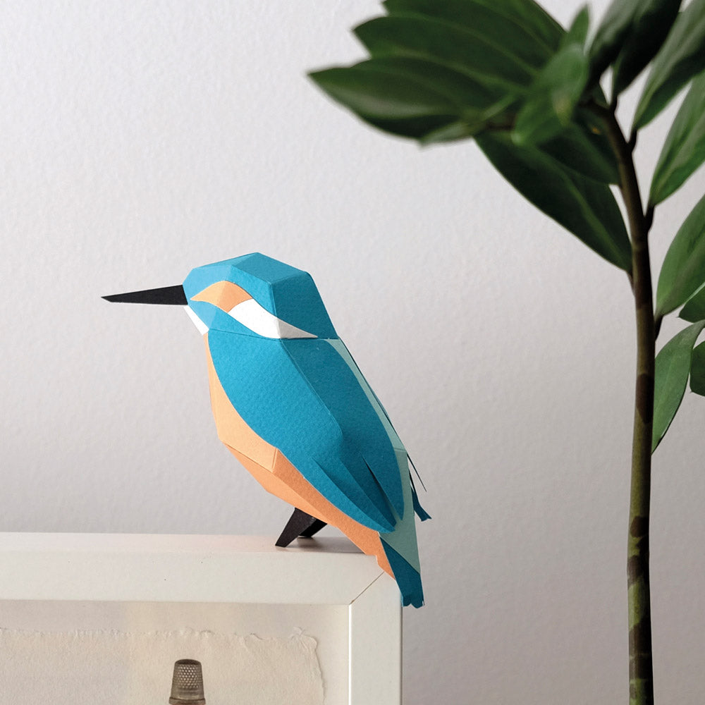 Origami Martin pêcheur Alcedo atthis