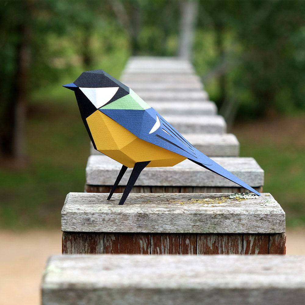 Origami Mésange charbonnière Parus major