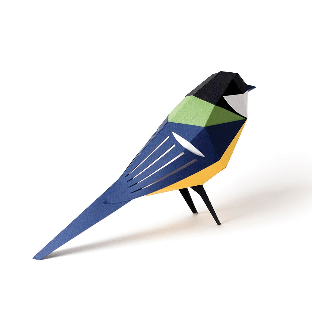 Origami Mésange charbonnière Parus major