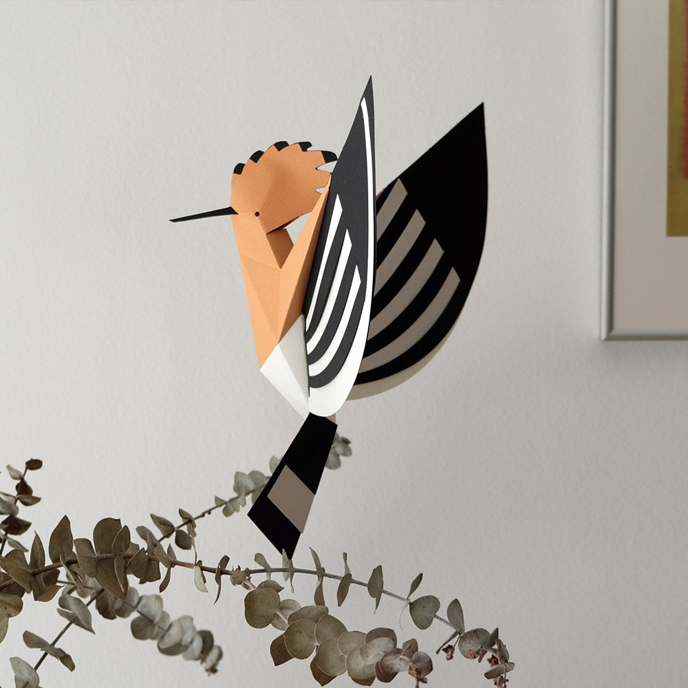 Origami Huppe Upupa epops