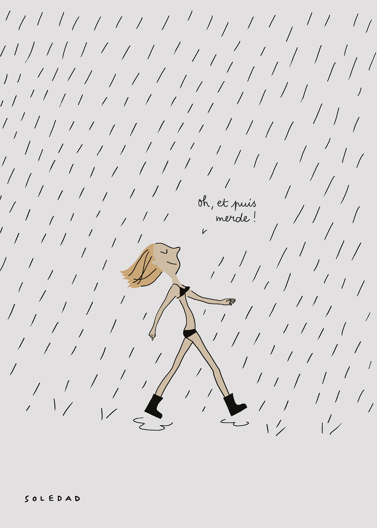 Affiche SOLEDAD - PLUIE