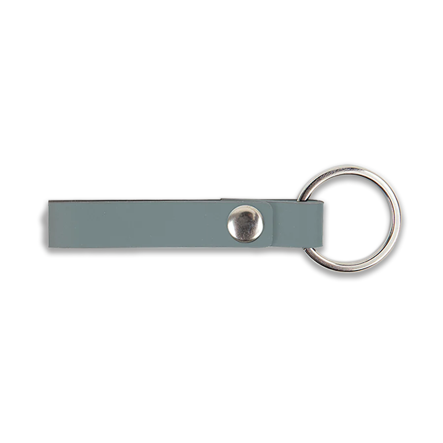 Porte-clés en cuir recyclé - Eucalyptus
