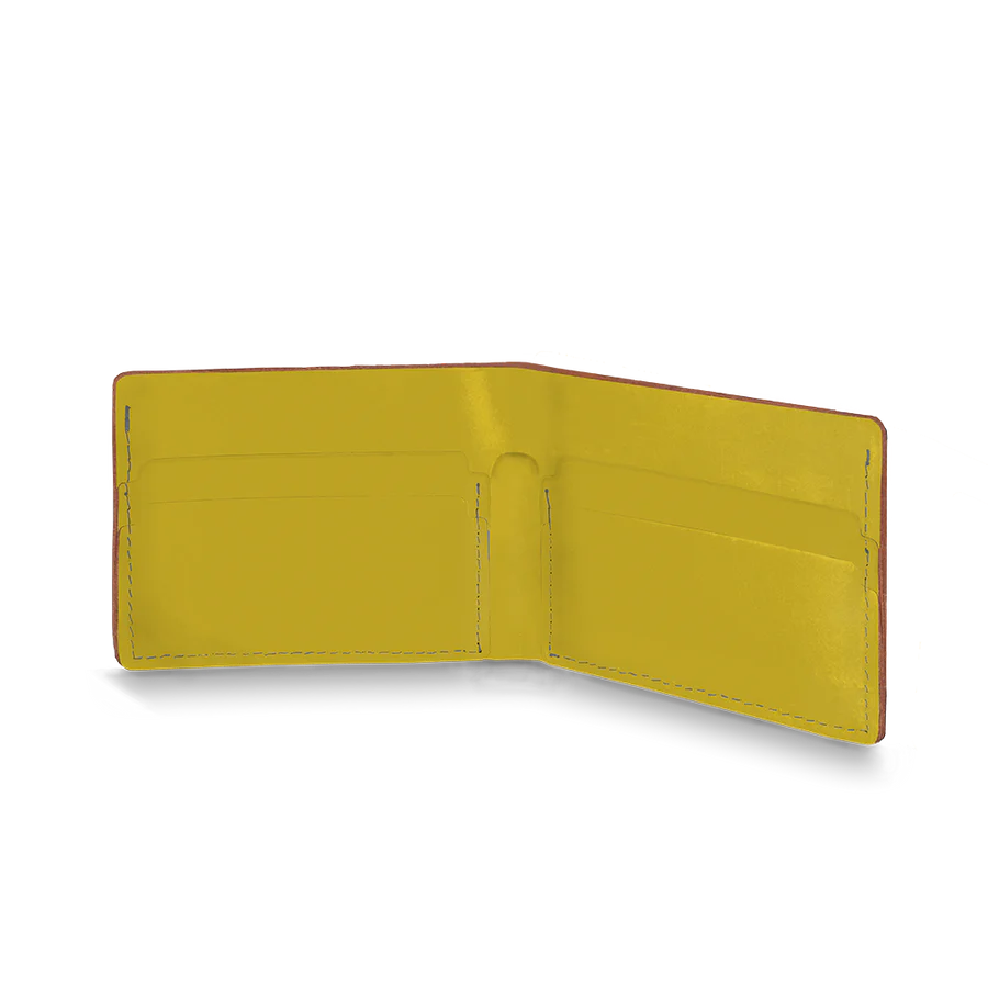 Porte-feuille en cuir recyclé - Pistache