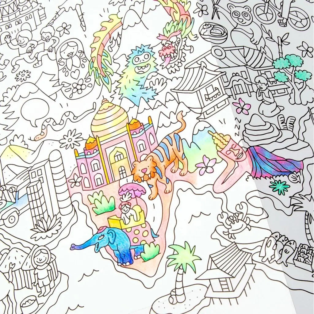 POSTER GEANT A COLORIER - ATLAS