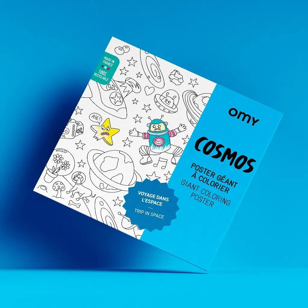 POSTER GEANT A COLORIER - COSMOS