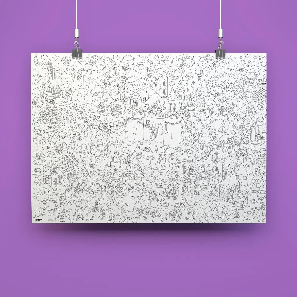 POSTER GEANT A COLORIER - MAGIC
