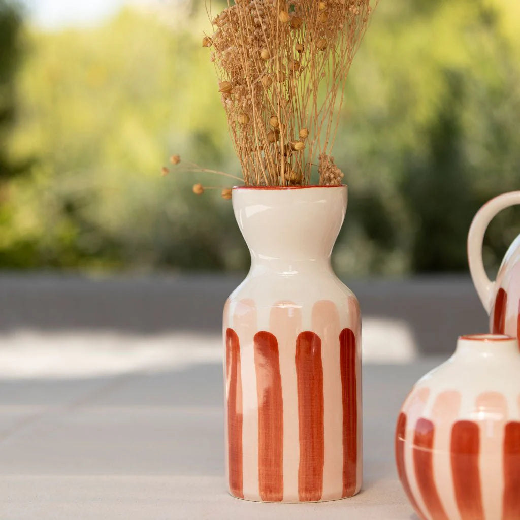 Vase Totem rayures