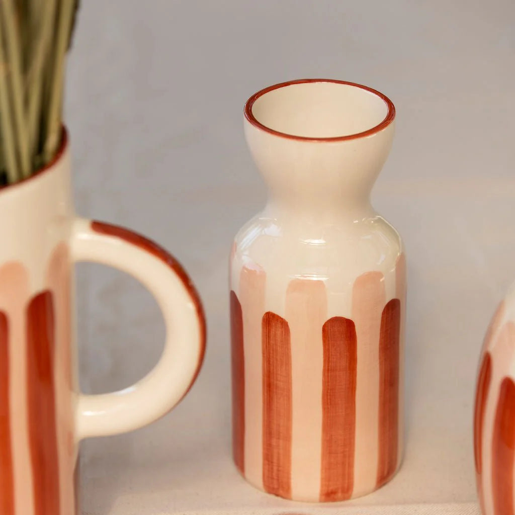 Vase Totem rayures