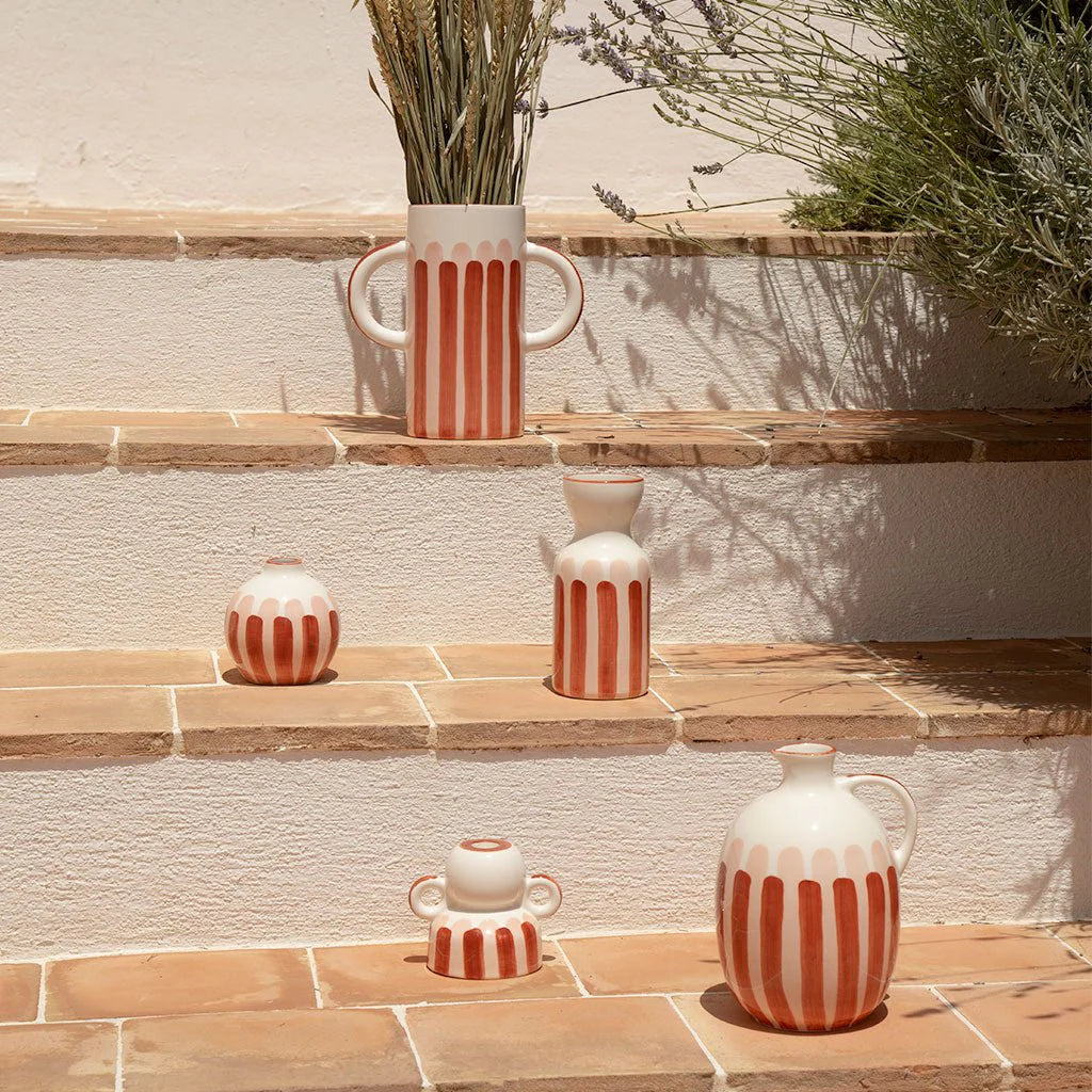 Vase Totem rayures