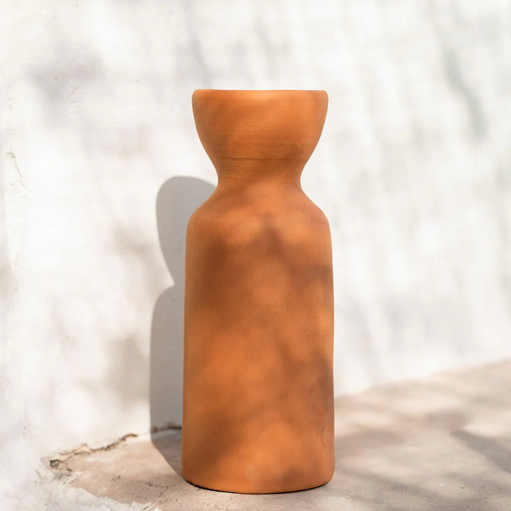 Vase Totem Mediterranea uni terracotta
