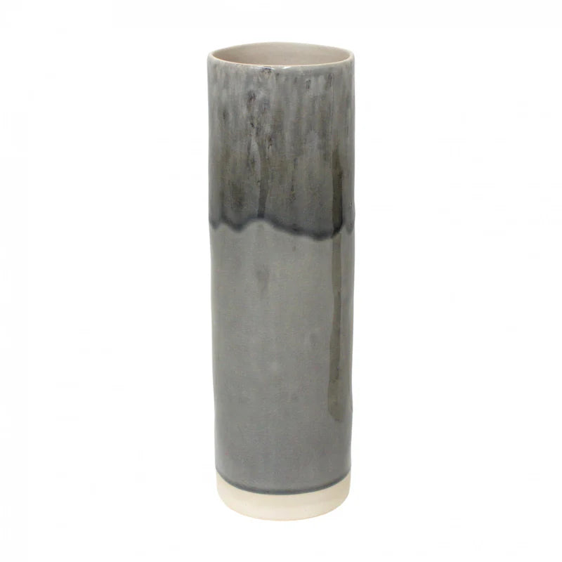 Vase cylindrique Madeira Gris - 30 cm
