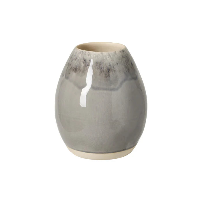 Vase ovale Madeira Gris - 20 cm