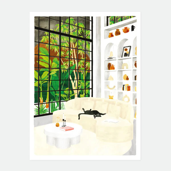 Affiche - White Sofa A3 (29,7 x 39,7)