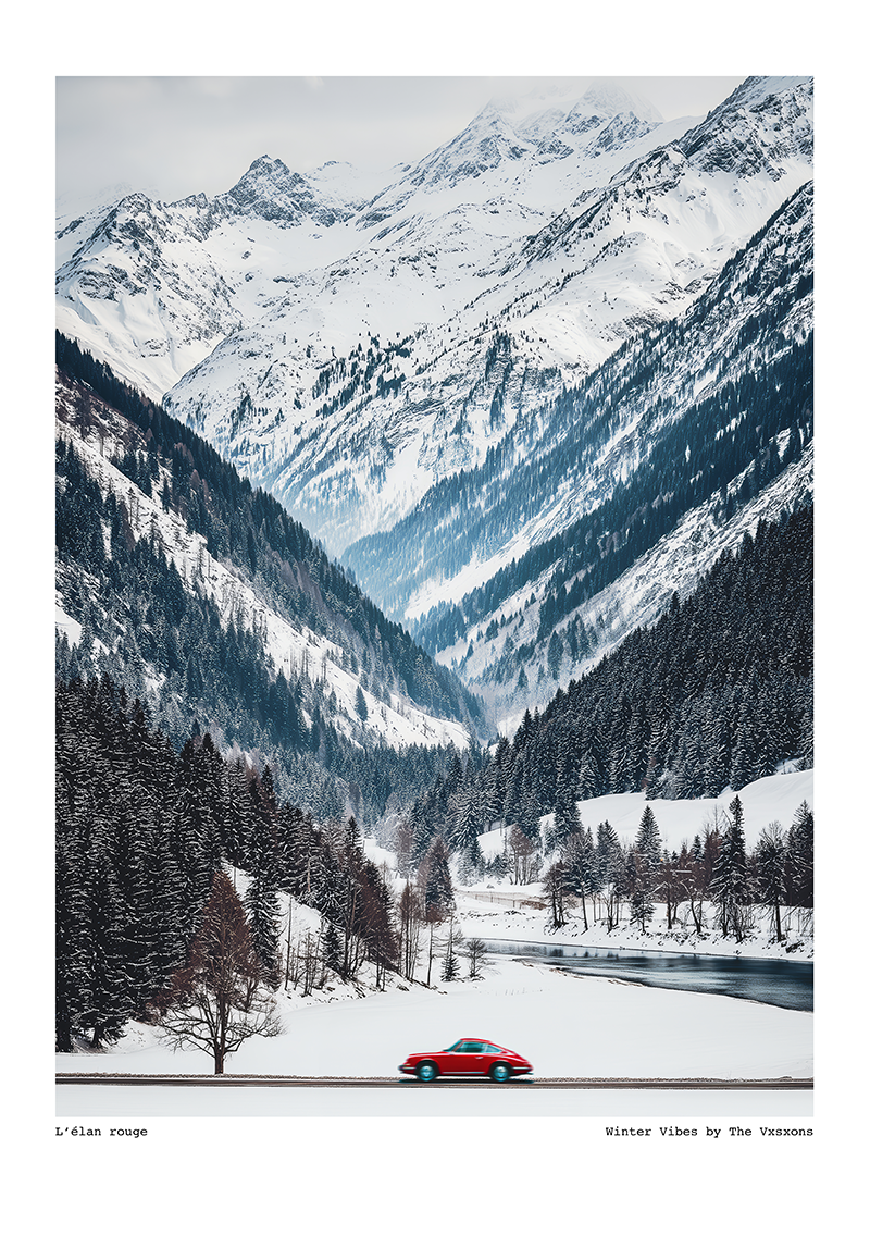 Affiche THE VISIONS - WINTER VIBES 001