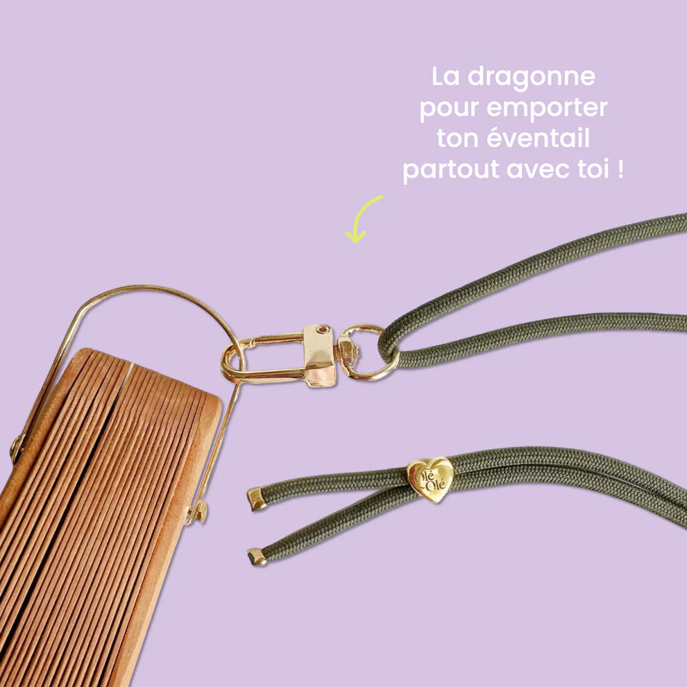 Dragonne Kaki 150cm