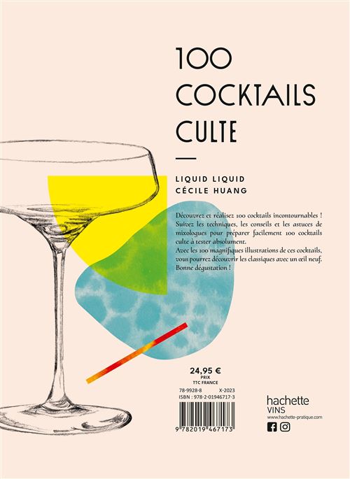 100 cocktails culte - Hachette Pratique