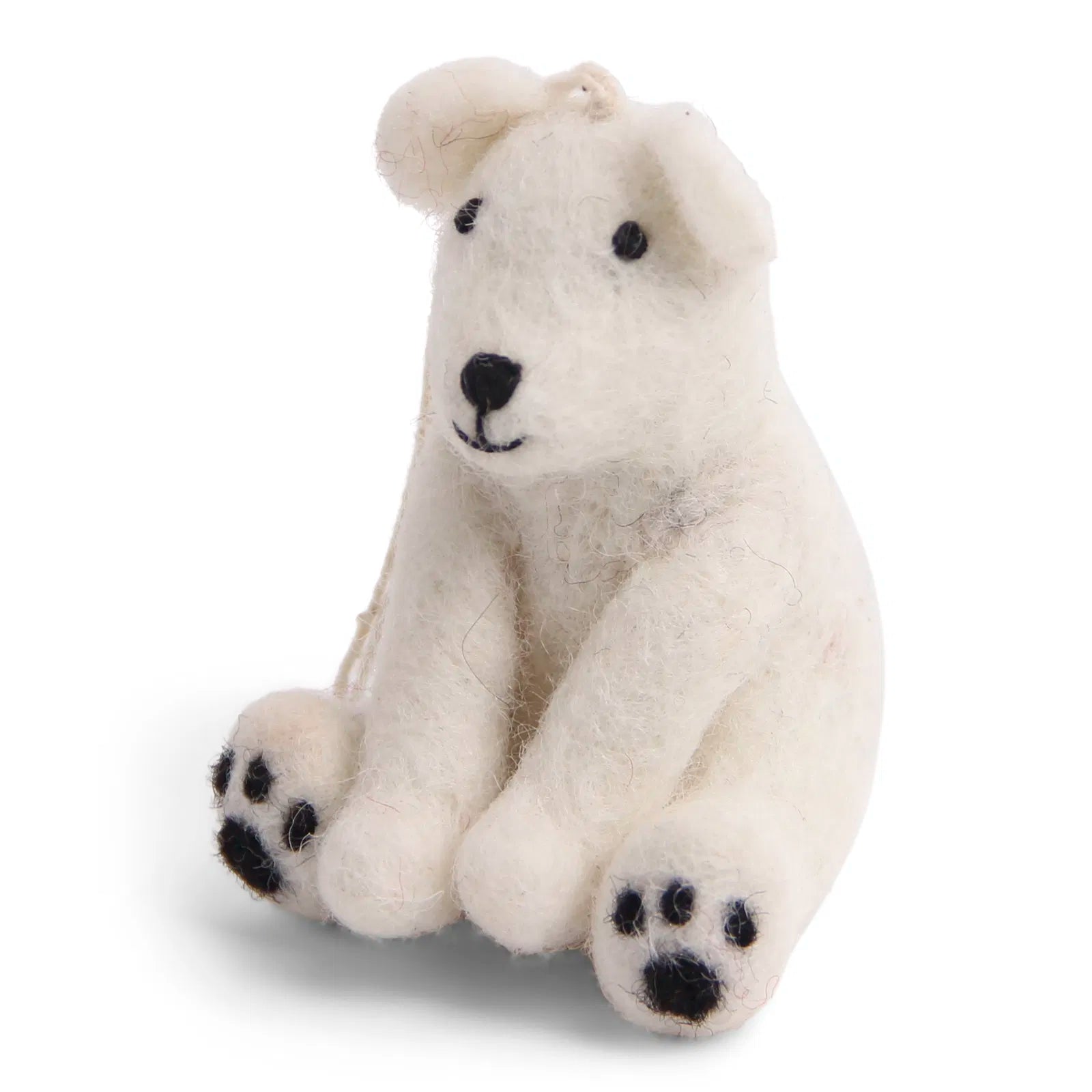 Suspension Ours blanc assis