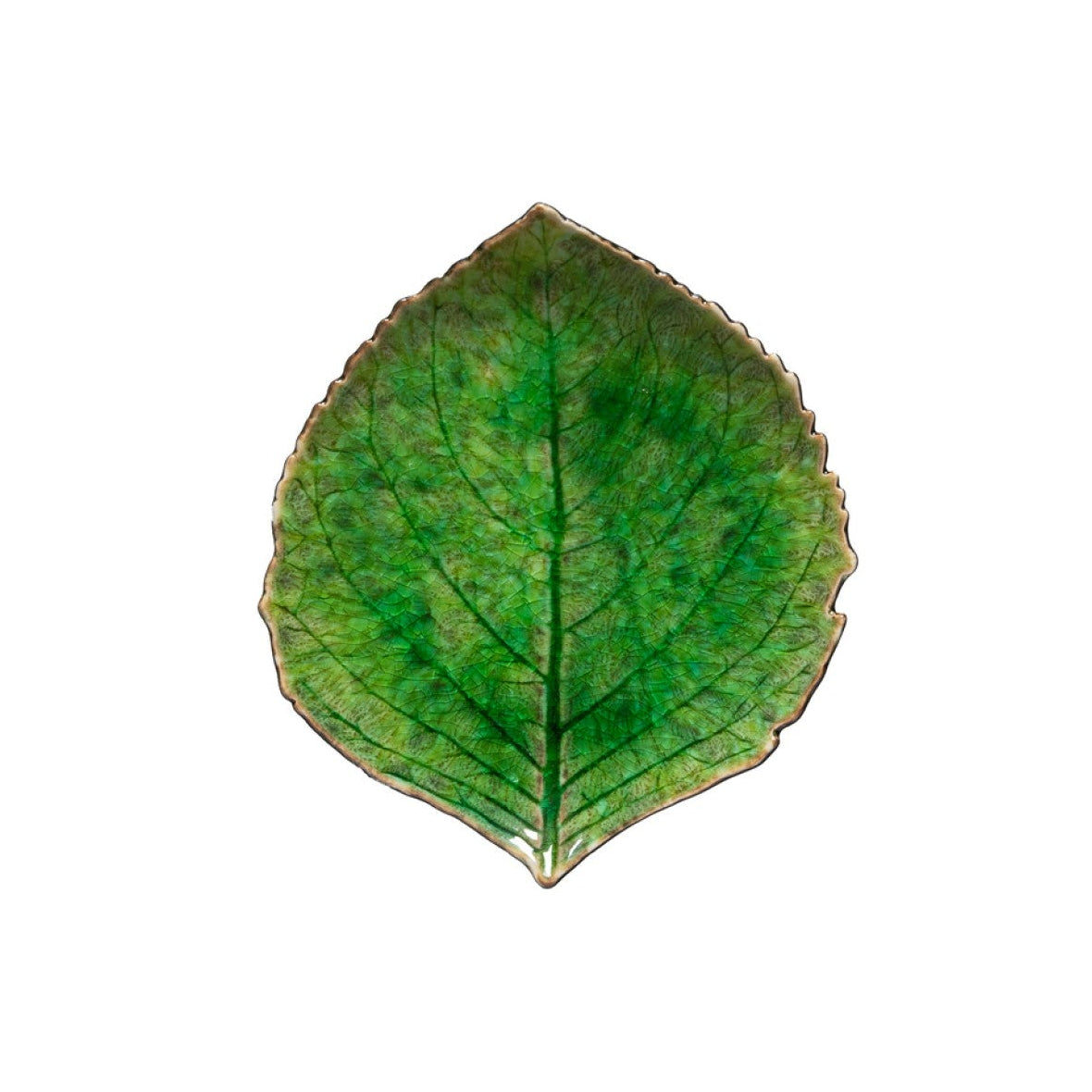 Assiette / Plat feuille dentelle Hydrangea Riviera 17 cm