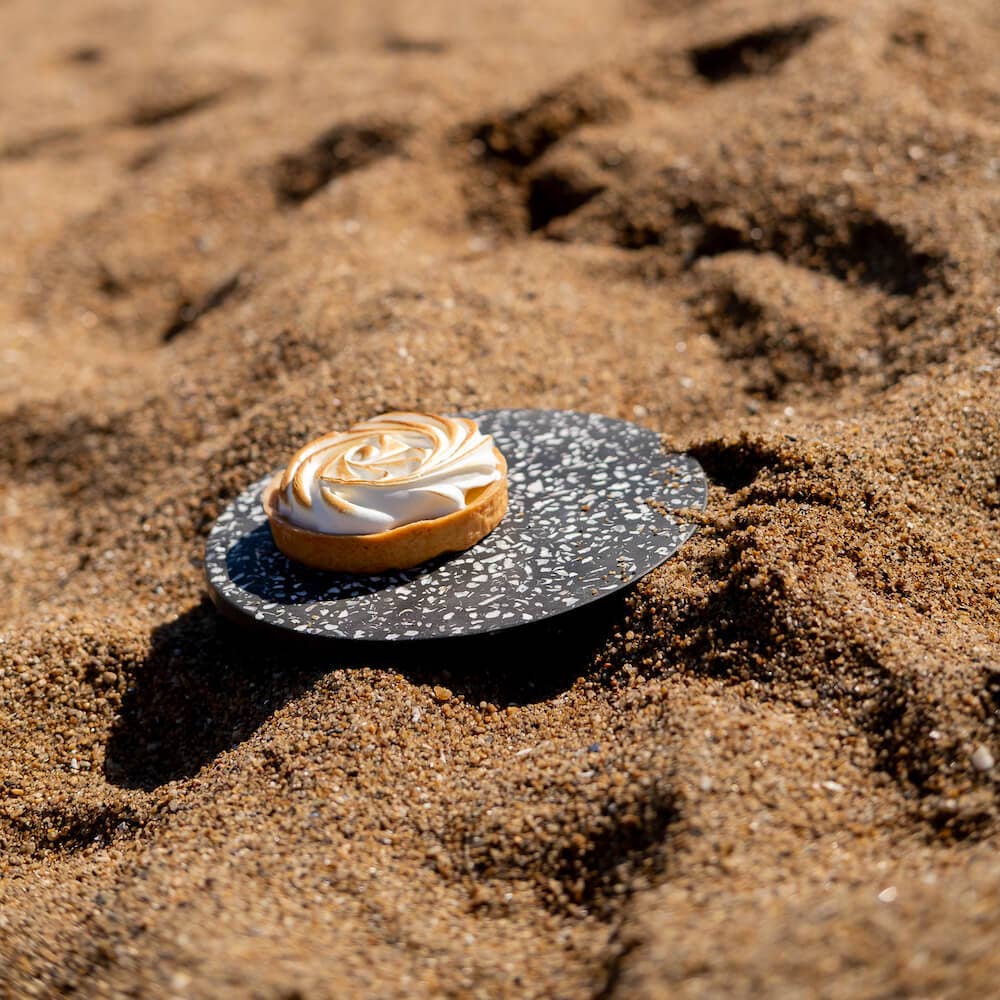 Dessous de plat en coquillages recyclés