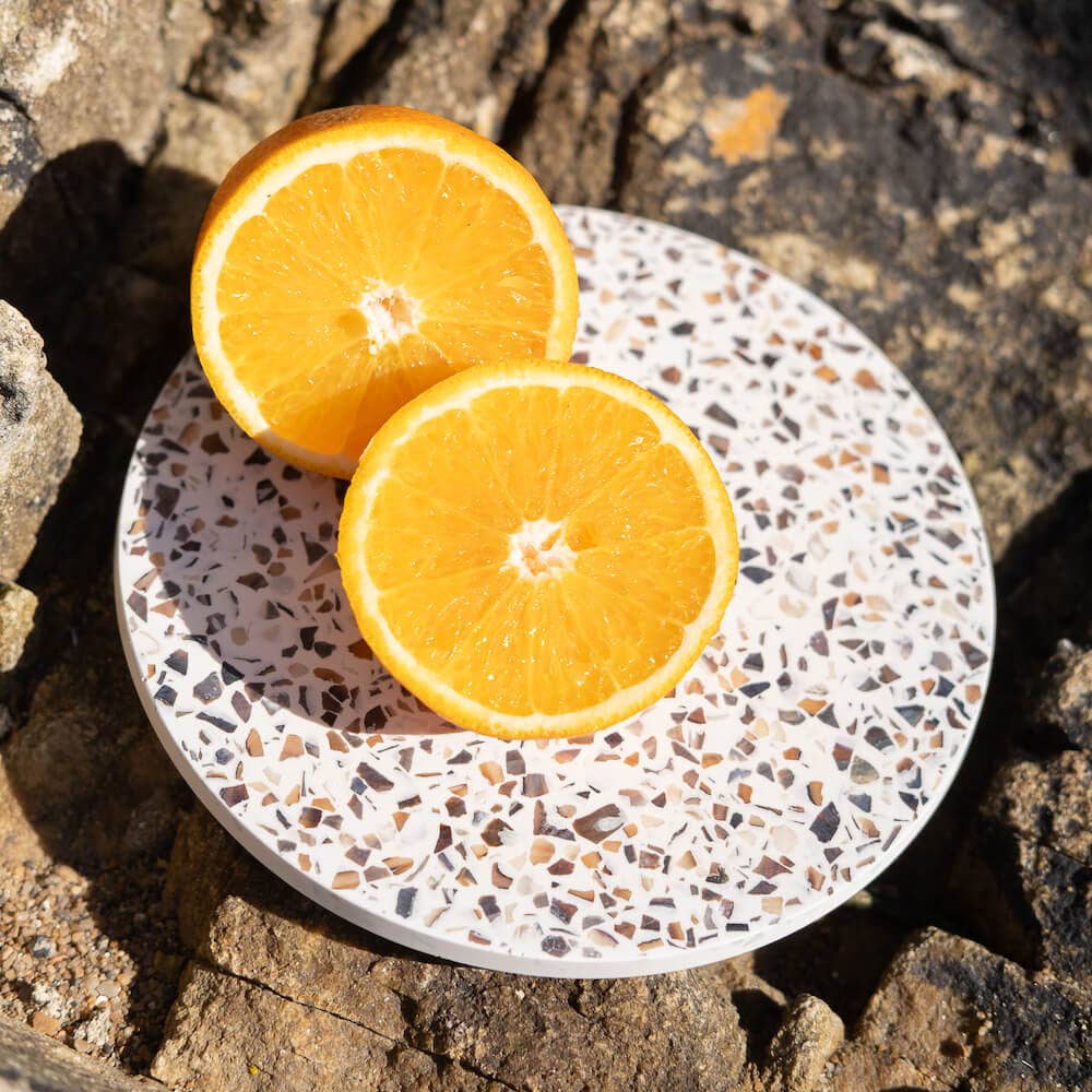 Dessous de plat en coquillages recyclés